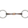 Shires Copper Lozenge Sweet Iron Snaffle With Raised Rib Bit 1 Shires Copper Lozenge Sweet Iron Snaffle With Raised Rib Bit -Riding Apparel Store 510r