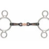 Shires Two Ring Sweet Iron Gag With Raised Ribs Bit -Riding Apparel Store 520r
