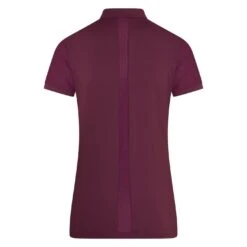 Euro-Star Half Zip Valentina Short Sleeve Shirt -Riding Apparel Store EuroStarESValentinaDarkBerryback