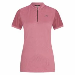 Euro-Star Half Zip Valentina Short Sleeve Shirt -Riding Apparel Store EuroStarESValentinaHawthorneRose