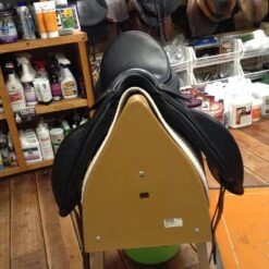 Bruno Delgrange Dressage Saddle - 18" -Riding Apparel Store IMG 4347