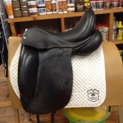 SOLD Custom Saddlery Icon Flight Dressage Saddle SOLD