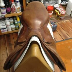 SOLD - 2010 Antares Jump Saddle - 19" -Riding Apparel Store IMG 4773