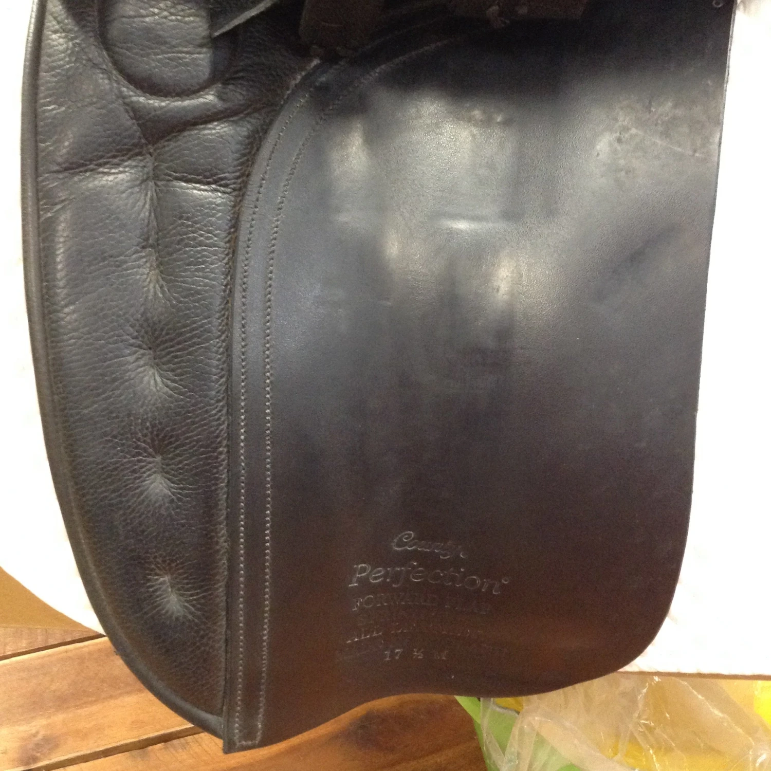 SOLD County Perfection Dressage Saddle - 17.5" SOLD 6 SOLD County Perfection Dressage Saddle - 17.5" SOLD - Image 4