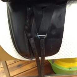 Black Country Eloquence Dressage Saddle - 17.5" -Riding Apparel Store IMG 5107