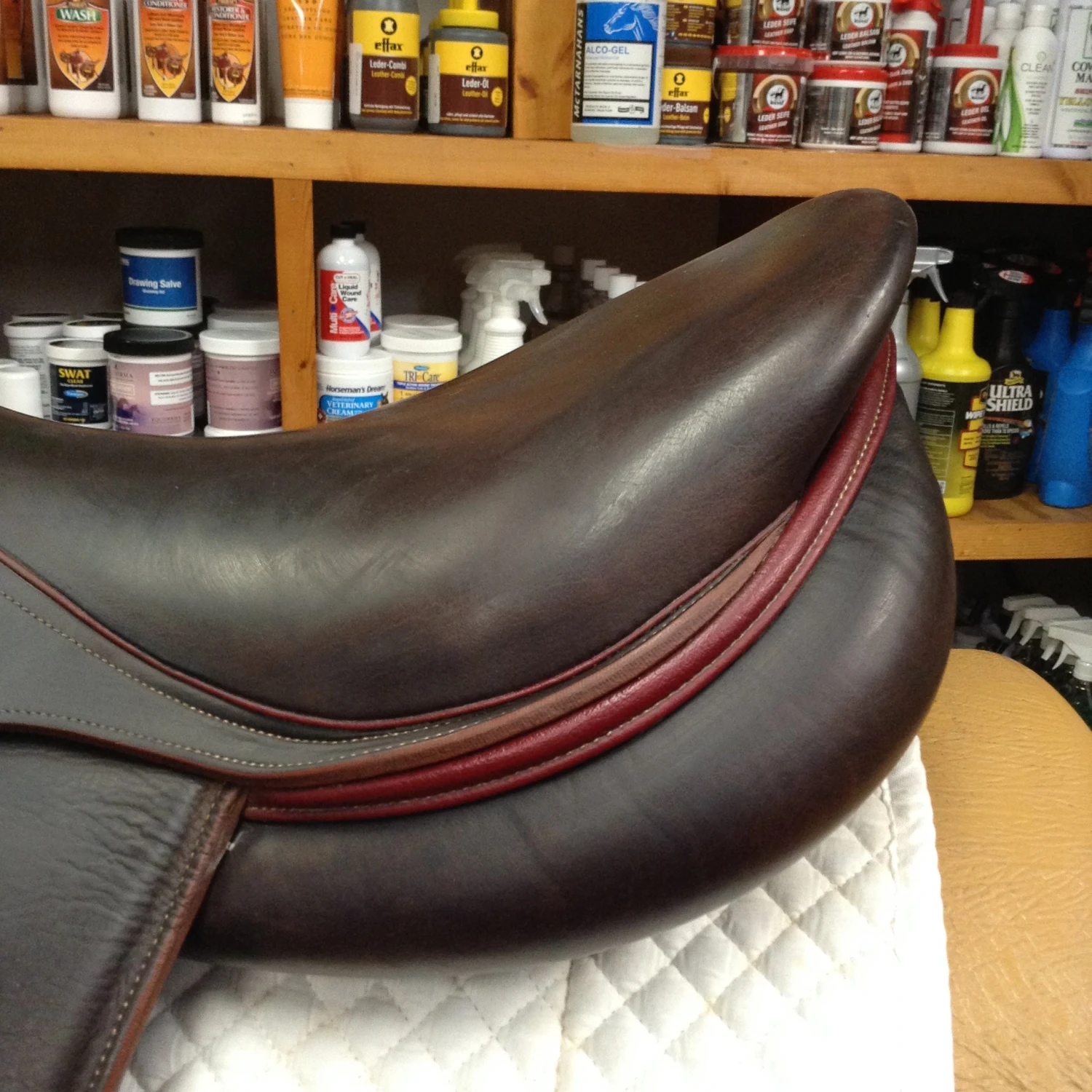 2013 Devoucoux Chiberta Monoflap Jump Saddle- 17.5" 5 2013 Devoucoux Chiberta Monoflap Jump Saddle- 17.5" - Image 3