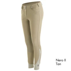 Tredstep Ireland Symphony Nero II Ladies Knee Patch Breech CLEARANCE -Riding Apparel Store Nero II Tan 600x600 1