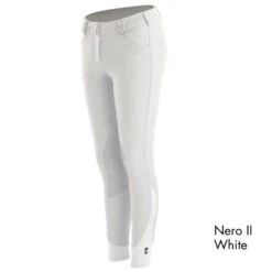 Tredstep Ireland Symphony Nero II Ladies Knee Patch Breech CLEARANCE -Riding Apparel Store Nero II White 600x600 1