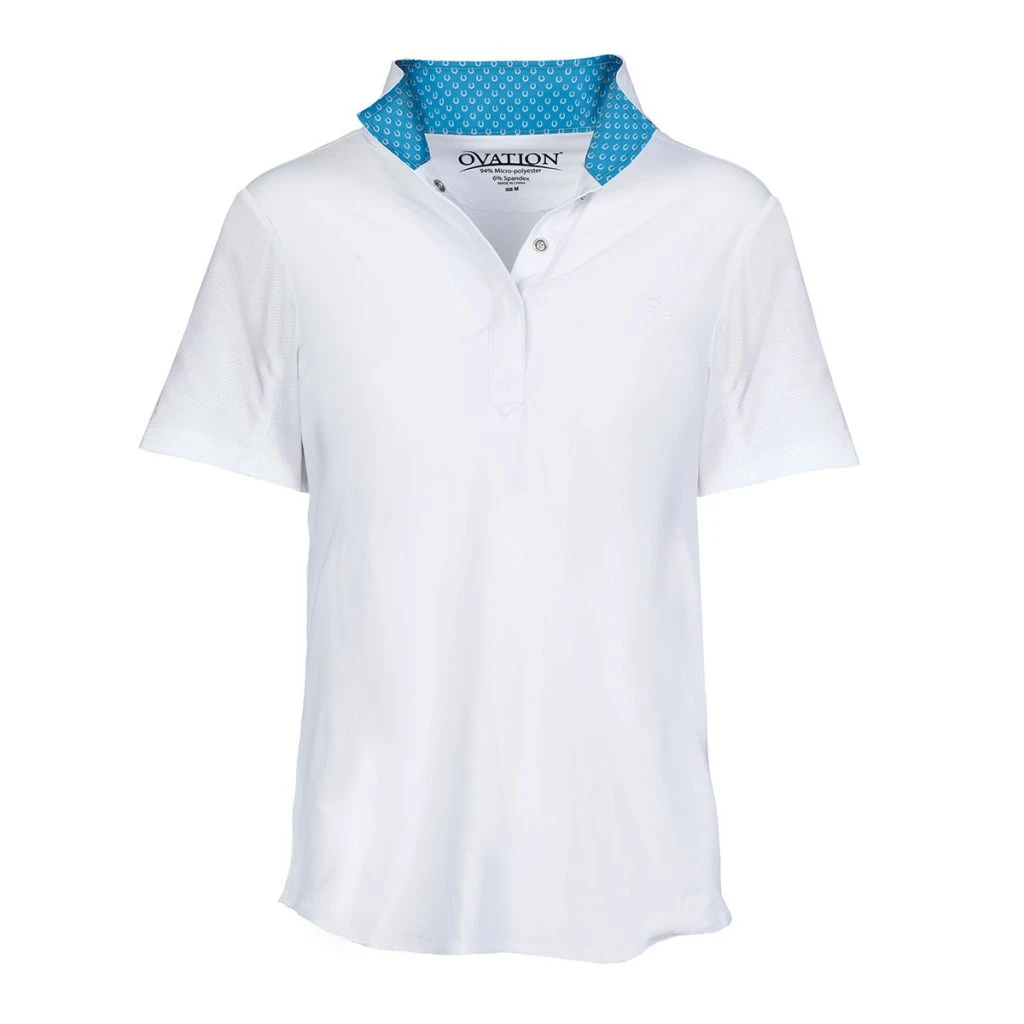 Ovation Ellie Tech Show Shirt - Childs Short Sleeve 3 Ovation Ellie Tech Show Shirt - Childs Short Sleeve - Image 2