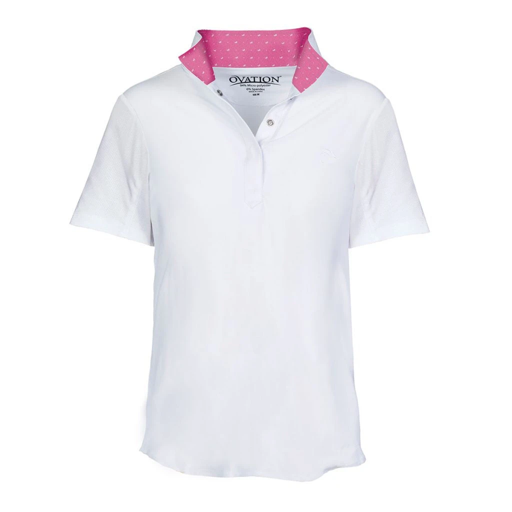 Ovation Ellie Tech Show Shirt - Childs Short Sleeve 4 Ovation Ellie Tech Show Shirt - Childs Short Sleeve - Image 3