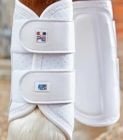 Premier Equine Carbon Air-Tech Double Locking Brushing Boots -Riding Apparel Store PEcarbon air tech double locking brushing bootswht2