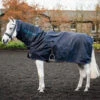 Horseware Rambo® Mack In A Sack (No Fill) CLEARANCE -Riding Apparel Store Rambo Mack in a Sack Navy Burgundy side view