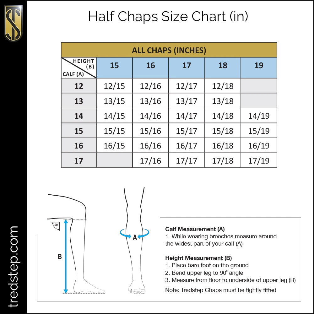 Tredstep Medici Air Half Chap CLOSEOUT 5 Tredstep Medici Air Half Chap CLOSEOUT - Image 3
