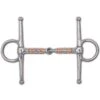 Copper And Stainless Steel Roller Snaffle Full Cheek -Riding Apparel Store cnt15