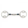 Blue Steel Loop Ring Jointed Oval Mouth Gag -Riding Apparel Store cnt49
