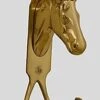 Brass Horsehead Hook With Two Hooks -Riding Apparel Store hfp14