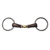 Jump'In Leather Copper Peanut Loose Ring Snaffle -Riding Apparel Store jumpin17