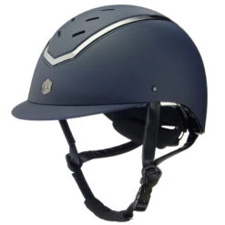 Charles Owen Kylo Riding Helmet -Riding Apparel Store kylo navy matte