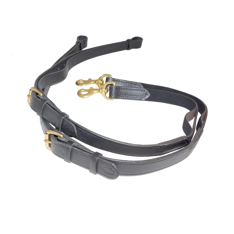 Nunn Finer Leather Side Reins With Elastic 3 Nunn Finer Leather Side Reins With Elastic
